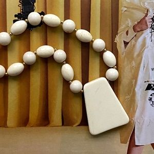 Marble beads necklace